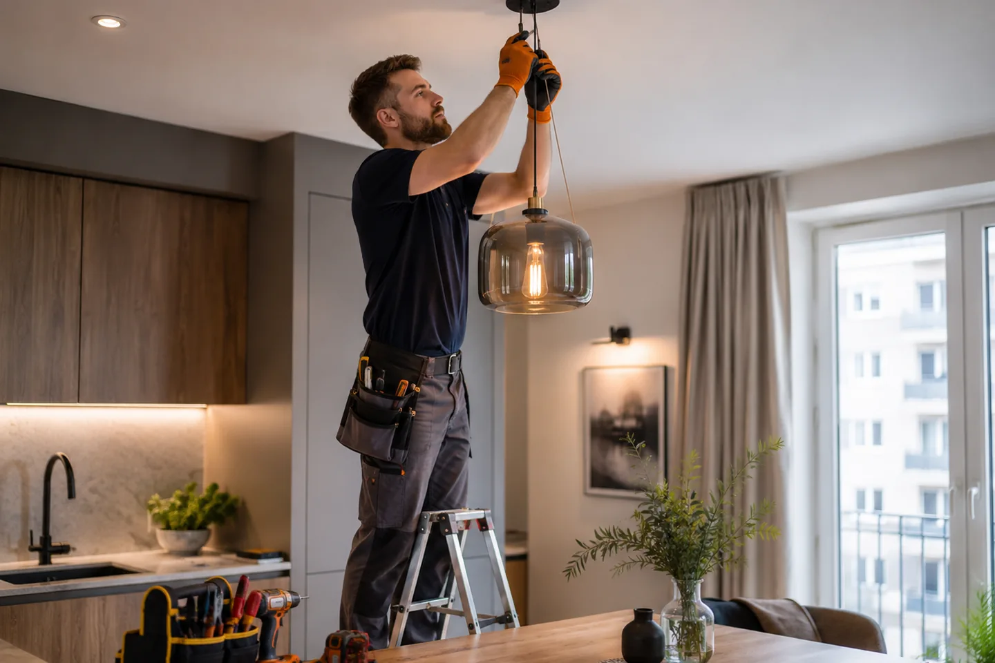 Montaż lamp